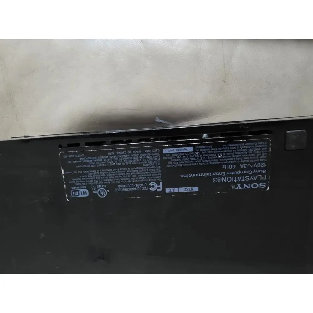 Sony PlayStation 3 CECH-G01 40GB Home Console - for parts